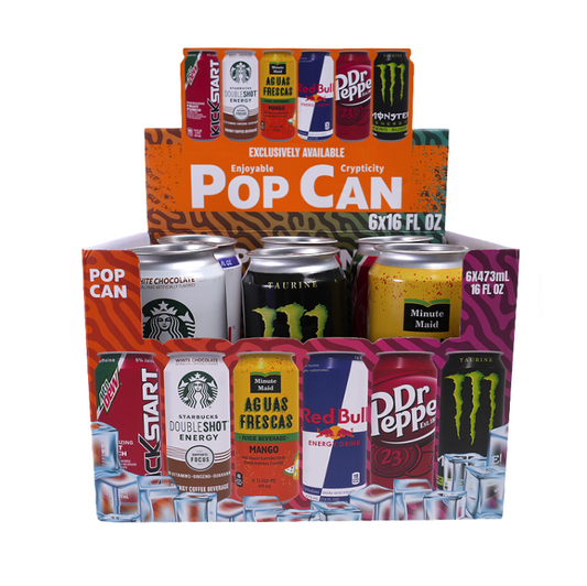 Stash Containers - Assorted 16oz Energy Drinks - 6ct
