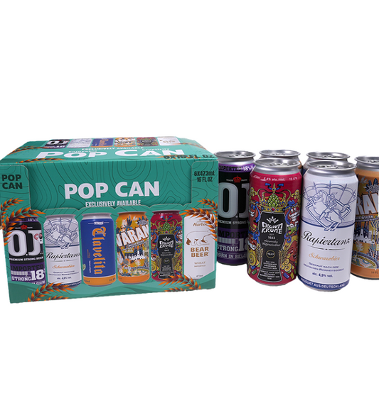 Stash Containers - Assorted 16oz Beers - 6ct