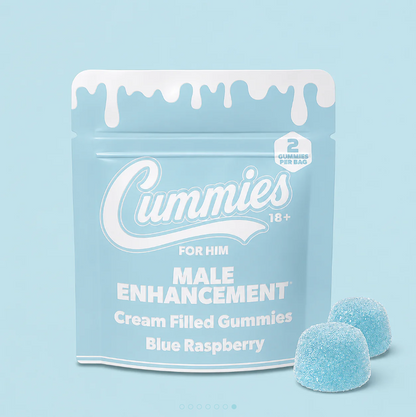 Cummies - Sexual Enhancement Gummies for Him - 2pk - 10ct - Blue Raspberry
