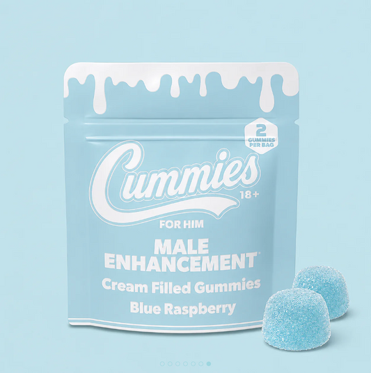 Cummies - Sexual Enhancement Gummies for Him - 2pk - 10ct - Blue Raspberry