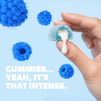 Cummies - Sexual Enhancement Gummies for Him - 2pk - 10ct - Blue Raspberry
