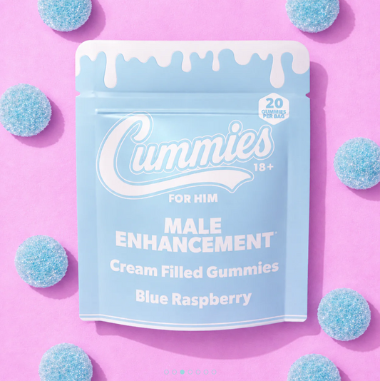 Cummies - Sexual Enhancement Gummies for Him - 2pk - 10ct - Blue Raspberry