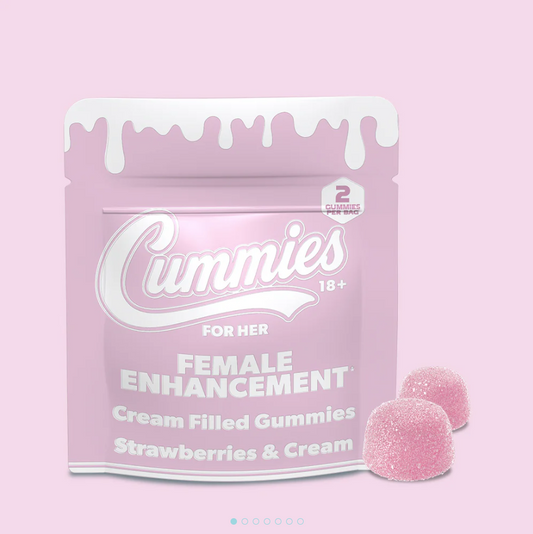 Cummies - Sexual Enhancement Gummies for Her - 2pk - 10ct - Strawberries & Cream