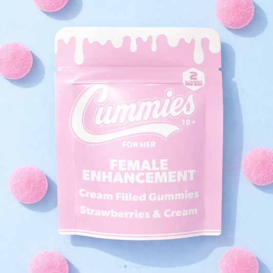 Cummies - Sexual Enhancement Gummies for Her - 2pk - 10ct - Strawberries & Cream