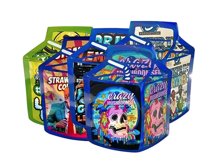 Mylar Bag - 3.5g - 50ct - Dye Cut Blue Gumbo
