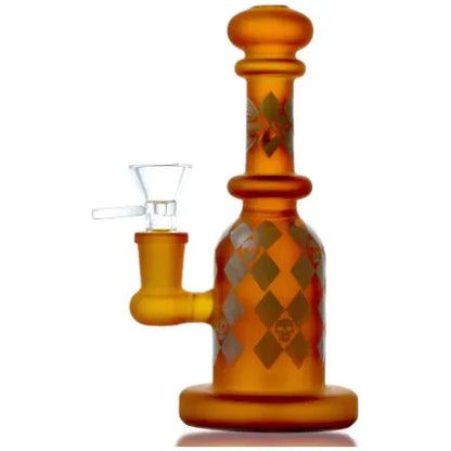 On Point Glass - Skulls 6.5" Straight Tube