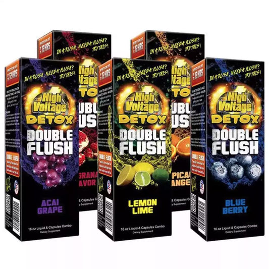 High Voltage Detox - Double Flush Capsule & Liquid Combo