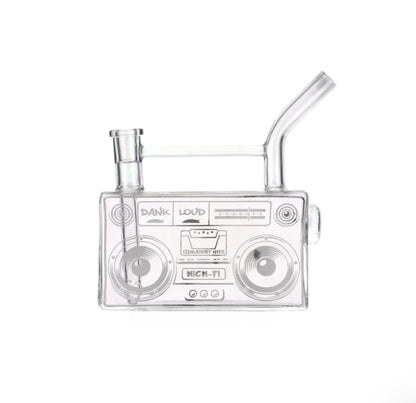 WP - 5" Iridescent Retro Boombox Water Pipe - Assorted Colors