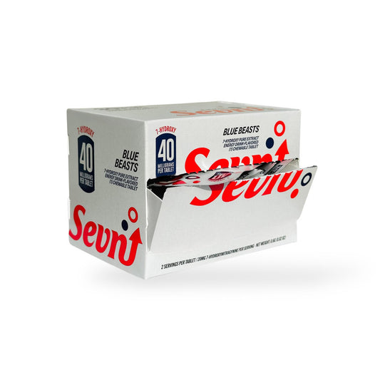 New! Sevn 7-Hydroxy Pure Extract Tabs - 40 mg - 1 tab per pack - 30 packs