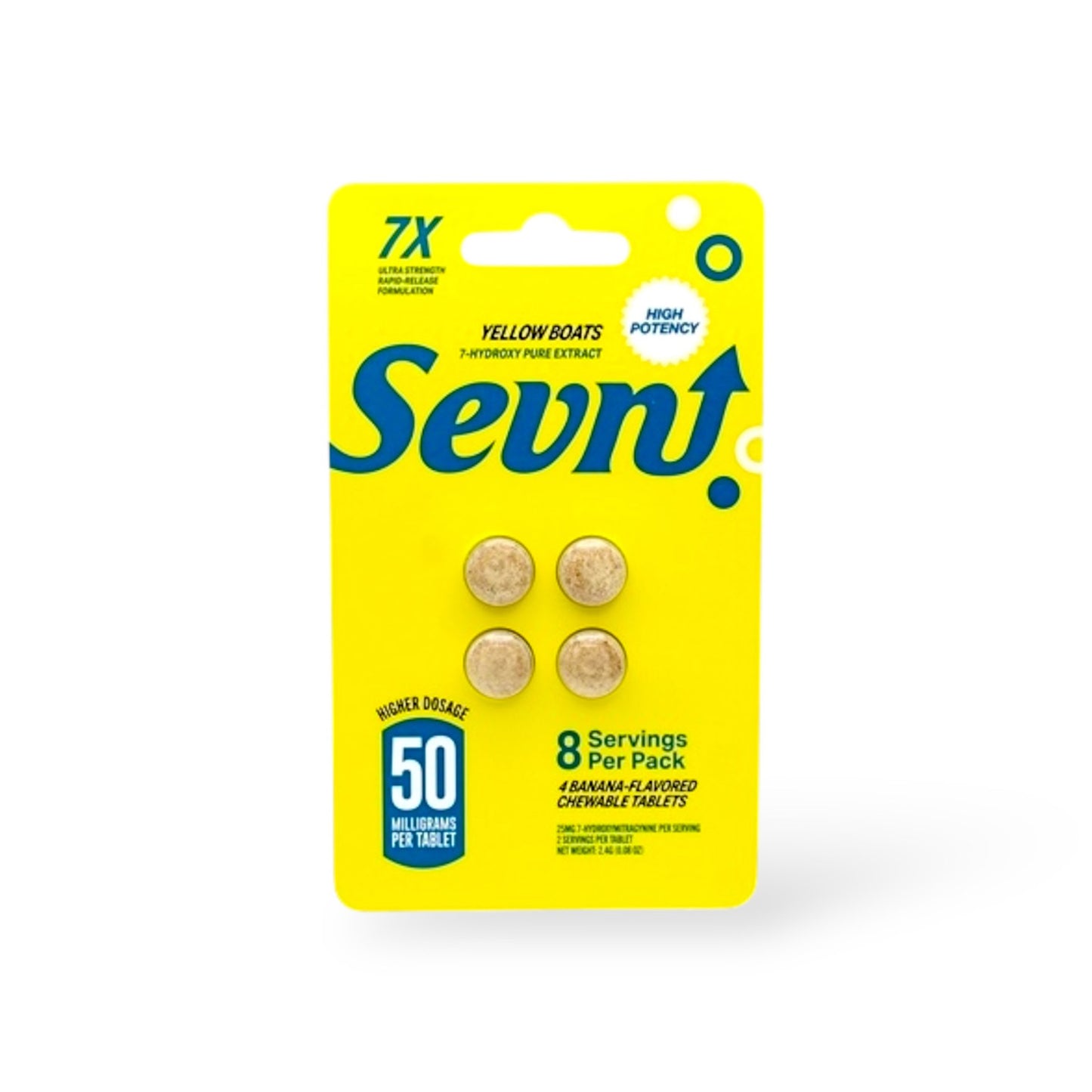 Sevn - 50mg 7-OH Tabs - 4pk - 10ct +