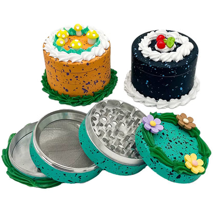 Cake (4pc) Grinder - Icing on Top - 63mm
