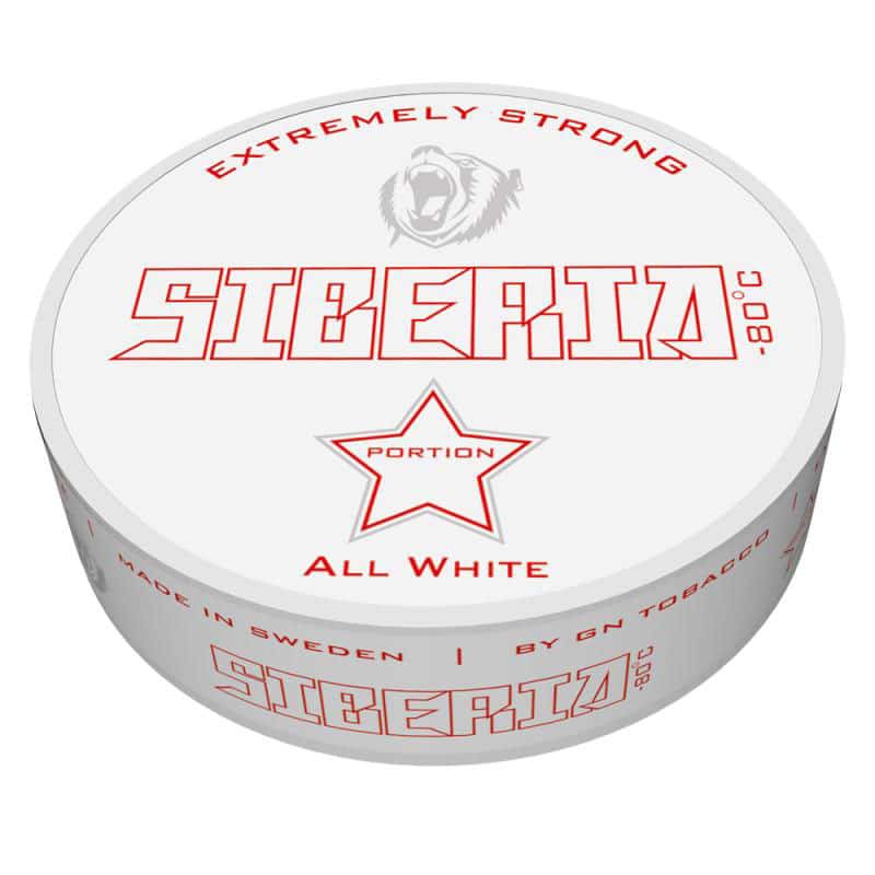 Siberia - 20mg Nic Pouch - All White Extremely Strong - 5ct