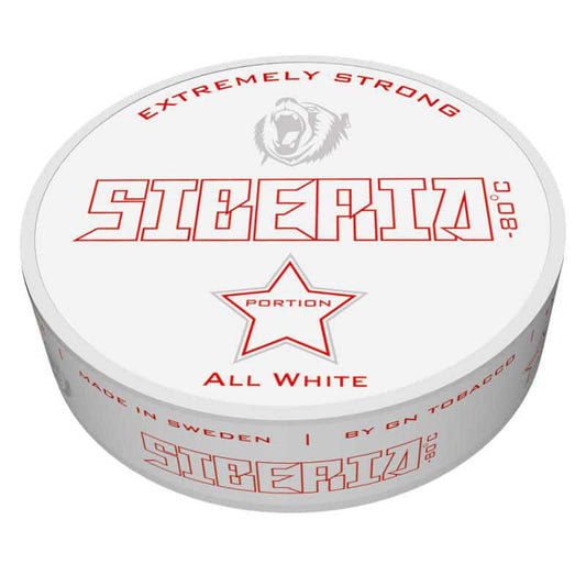 Siberia - 20mg Nic Pouch - All White Extremely Strong - 5ct