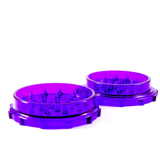 Grinders - 70mm - 2pc - Plastic Purple - 10ct