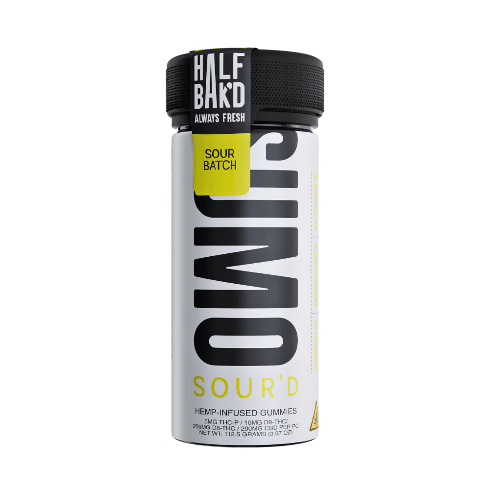 Half Bak'd - Sour'd Gummies | 25pk | 6ct