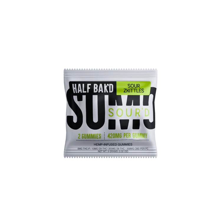 Half Bak'd - Sour'd Gummies | 2pk | 30ct