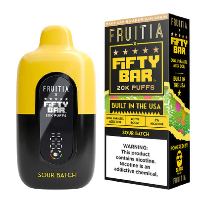 Fruitia x Fifty Bar 20k - 18ml - 5ct +