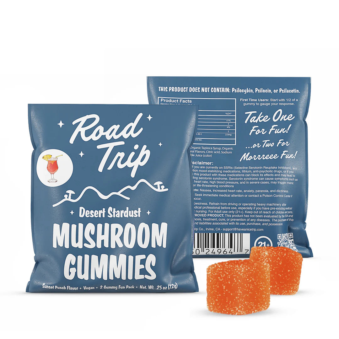 Road Trip Desert Stardust - Mushroom Gummies - 2pk - 30ct