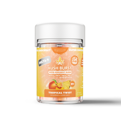 Kush Burst Knockout Gummies 10pk x 10