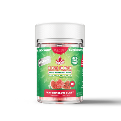 Kush Burst Knockout Gummies 10pk x 10