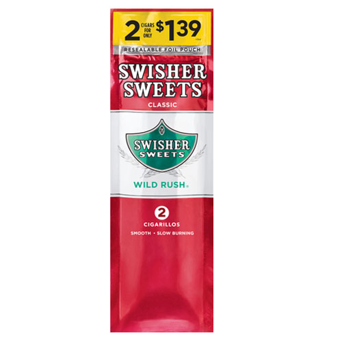 Swisher Sweets Cigarillos (2/$1.39) - 2pk - 30ct - Wild Rush