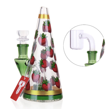 Tigerat - WP - 6.4" Cone Dab Rig w/ Bowl & Banger