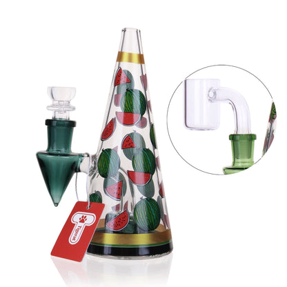 Tigerat - WP - 6.4" Cone Dab Rig w/ Bowl & Banger
