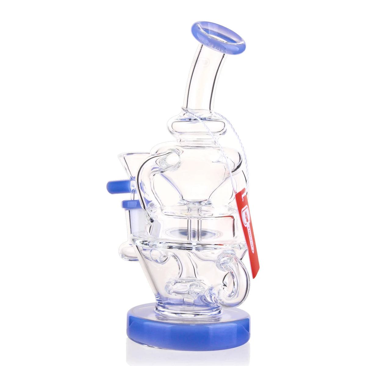 Tigerat - WP - 7" Double Chamber Recycler Dab Rig w/ Bowl & Banger