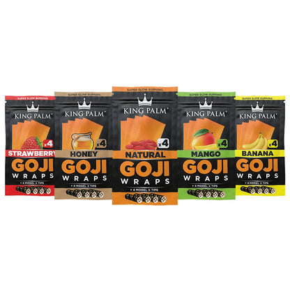 King Palm - Goji Wraps - 4pk - 15ct