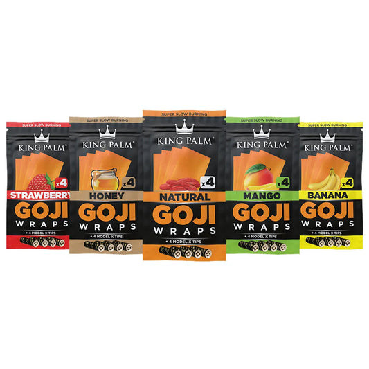 King Palm - Goji Wraps - 4pk - 15ct