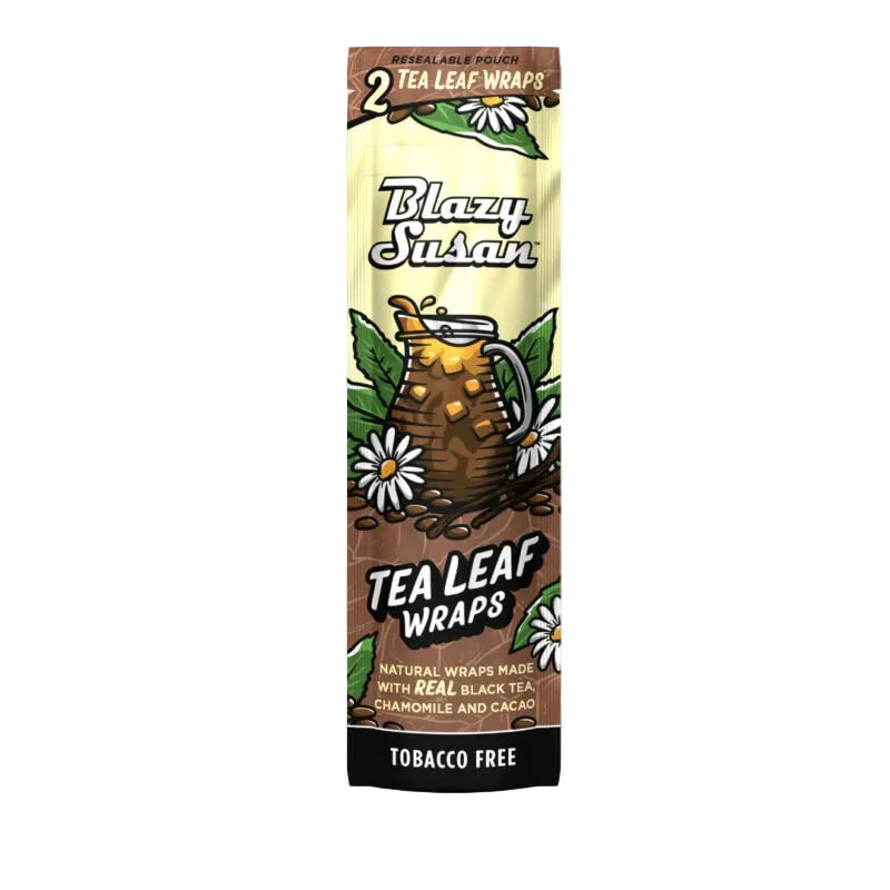 Blazy Susan - Vegan Natural Tea Leaf Wraps - 2pk - 25ct