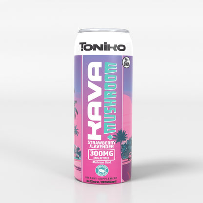 Toniko 300mg Kava Mushroom 12oz Seltzer