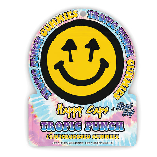 Road Trip x Happy Caps - Mushroom Gummies - 10ct