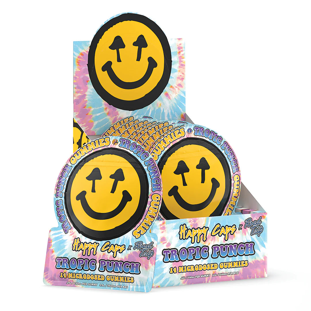 Road Trip x Happy Caps - Mushroom Gummies - 10ct