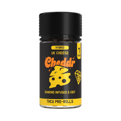 Cheddr .5g Diamond Infused & Kief Pre-Rolls | 7pk - 6ct