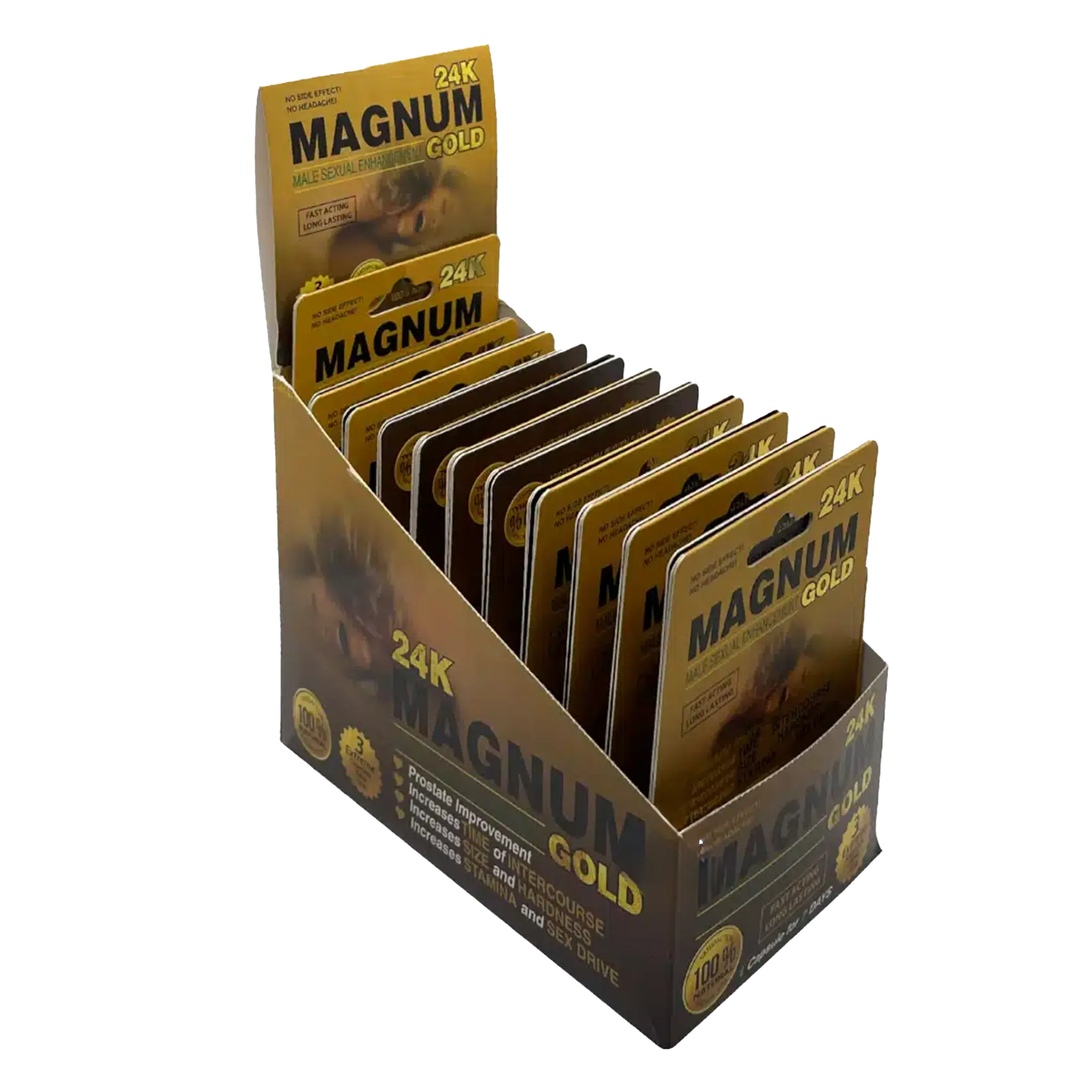 Magnum Gold 24k Sexual Enhancement Capsules - 24ct