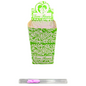 Love Rose Glass Tubes - 36ct - Long Green [ GA56 ]
