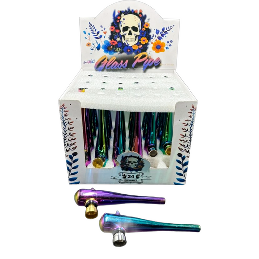 HP - 24ct - Chrome Kazoo Metal Pipe [ MP52 ]