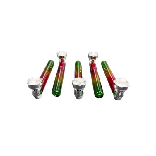 HP - 24ct - Rasta Metal Pipe [ MP41 ]