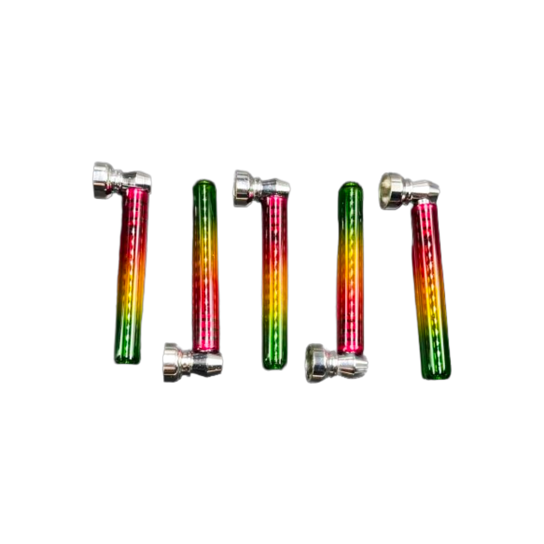 HP - 24ct - Rasta Metal Pipe [ MP41 ]