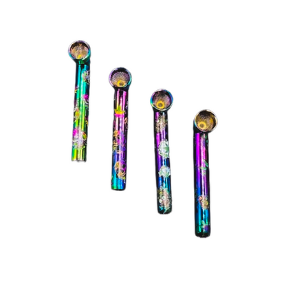 HP - 24ct - Chrome Skulls Metal Pipe [ MP42 ]