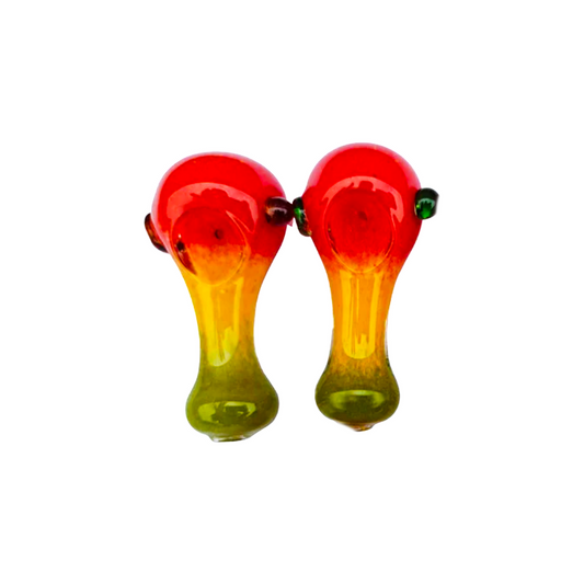 HP - 2ct - 3.25" Rasta Glass