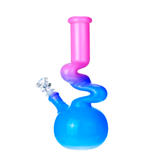 Clover Glass - WP - 10" Zong Two Tone - Asst