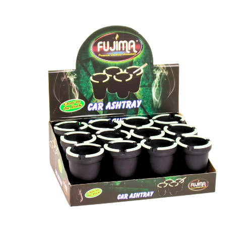 Fujima - Ashtray - Glow in the Dark Self-Extinguishing - 12ct