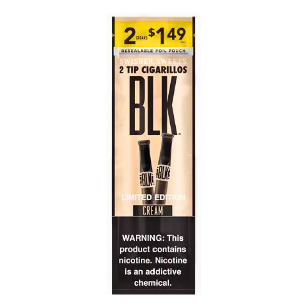 Swisher Sweets BLK Tip Cigarillos (2/$1.49) - 2pk - 15ct