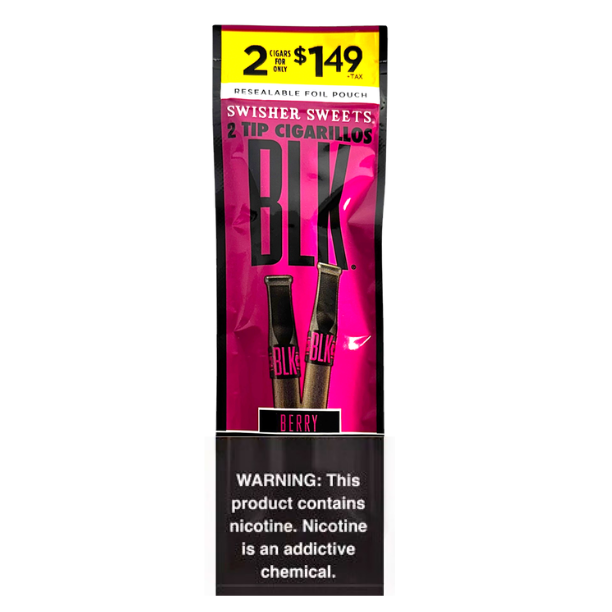 Swisher Sweets BLK Tip Cigarillos (2/$1.49) - 2pk - 15ct