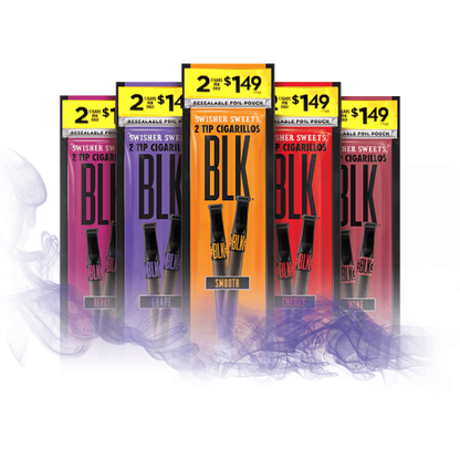 Swisher Sweets BLK Tip Cigarillos (2/$1.49) - 2pk - 15ct