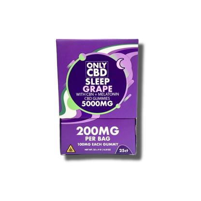 Only CBD - 100mg CBD Sleep Gummies - 2pk - 25ct