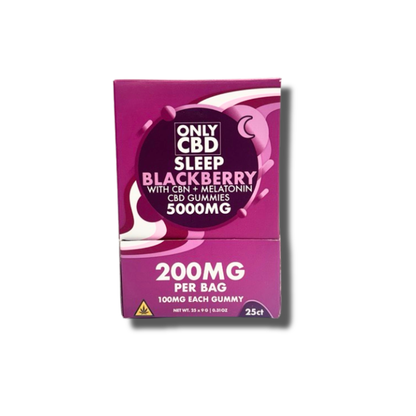 Only CBD - 100mg CBD Sleep Gummies - 2pk - 25ct