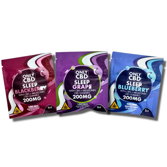 Only CBD - 100mg CBD Sleep Gummies - 2pk - 25ct